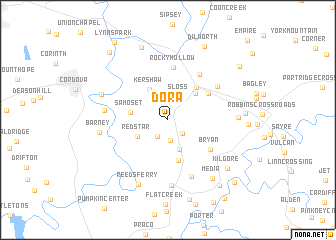 map of Dora