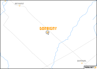 map of DʼOrbigny