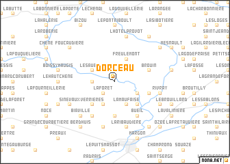 map of Dorceau