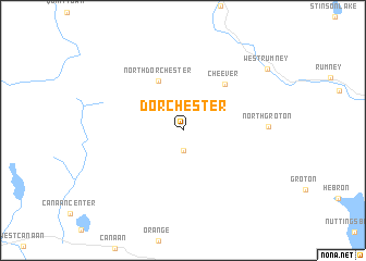 map of Dorchester