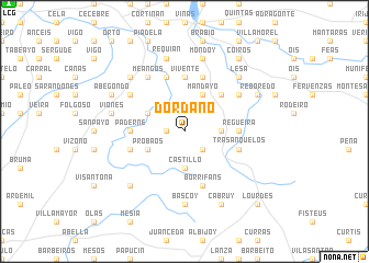 map of Dordaño