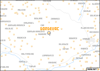 map of Ðorđevac