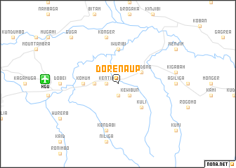 map of Dorenaup