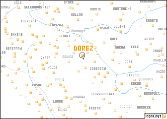 map of Dorëz