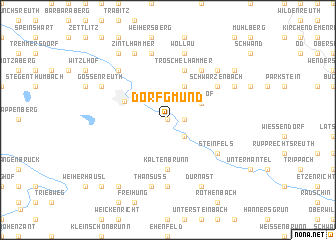 map of Dorfgmünd