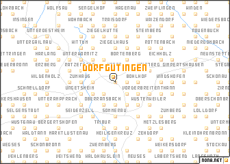 map of Dorfgütingen