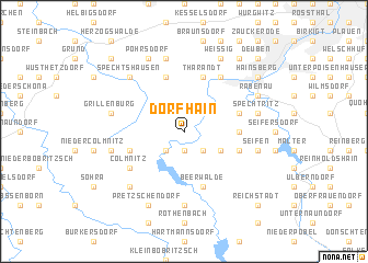 map of Dorfhain