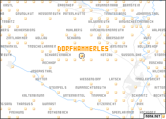 map of Dorfhammerles