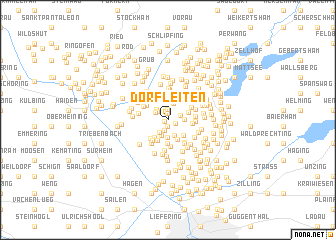map of Dorfleiten