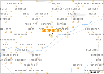 map of Dorfmark