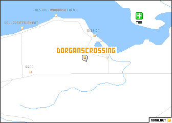 map of Dorgans Crossing