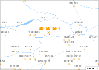 map of Dorgunʼska