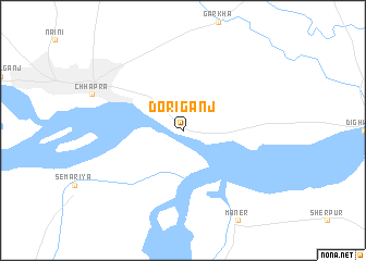 map of Doriganj