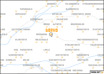 map of Dorkó