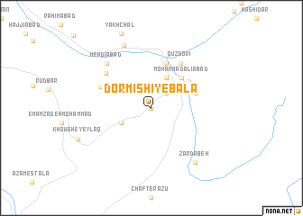 map of Dormīshī-ye Bālā