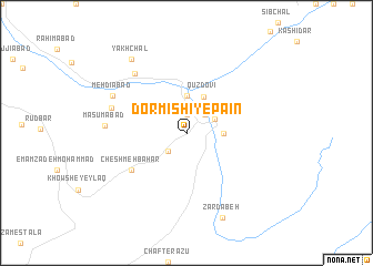 map of Dormīshī-ye Pā\