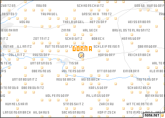 map of Dorna