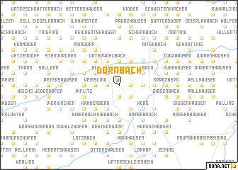 map of Dörnbach