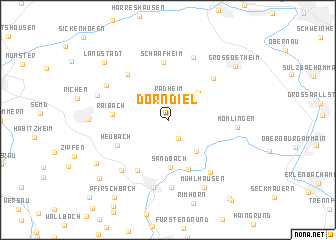 map of Dorndiel