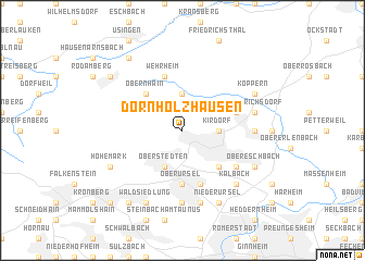 map of Dornholzhausen