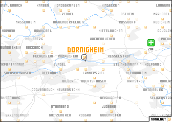 map of Dörnigheim