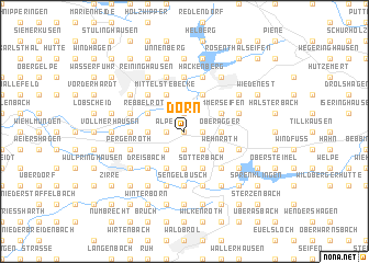 map of Dorn