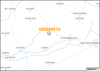 map of Dorobanţu