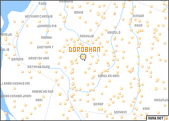 map of Doro Bhan