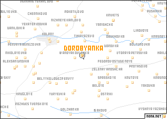 map of Dorobyanka