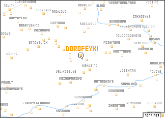 map of Dorofeyki