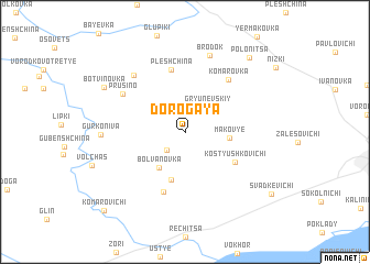 map of Dorogaya