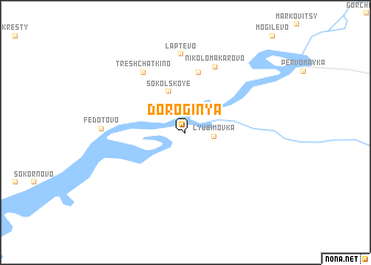 map of Doroginya