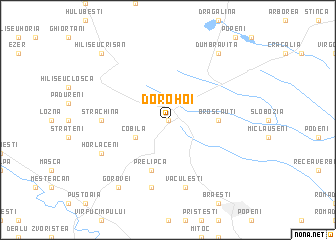 map of Dorohoi