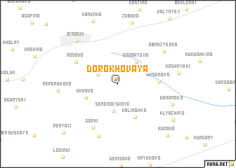 map of Dorokhovaya