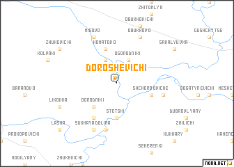 map of Doroshevichi