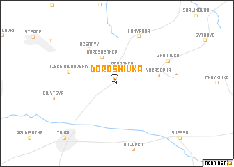 map of Doroshivka