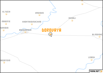 map of Dorovaya