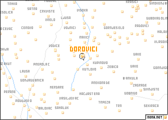 map of Ðorovići