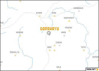 map of Doro Wayu