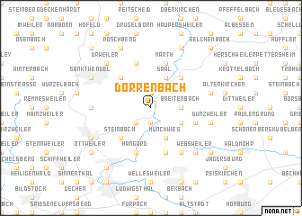 map of Dörrenbach