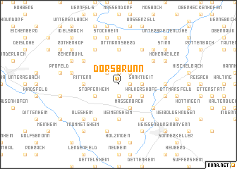 map of Dorsbrunn