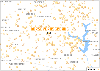 map of Dorsey Crossroads