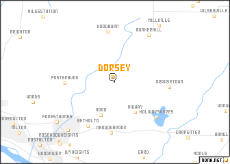 map of Dorsey