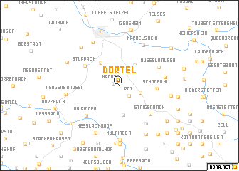 map of Dörtel