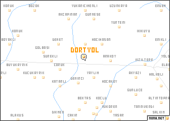 map of Dörtyol