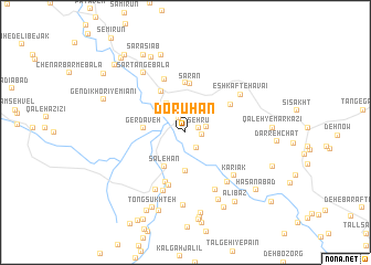 map of Dorūhān