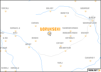 map of Dorukseki