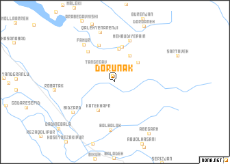 map of Dorūnak