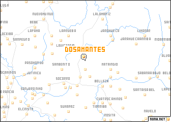 map of Dos Amantes