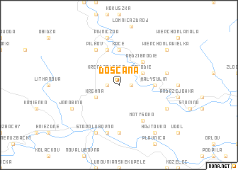 map of Doščana